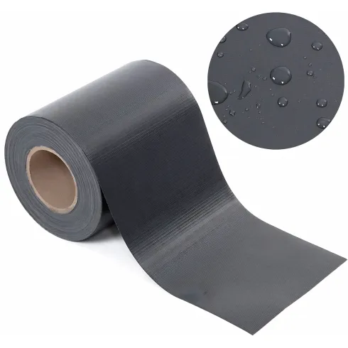 Strisce Frangivista per Recinzioni in PVC Antracite 35m con 20 Clip