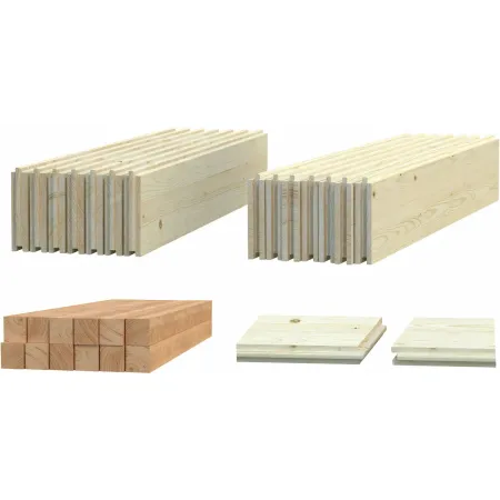 Pavimento per Casetta da Giardino in Legno 285x291 cm Kit Base
