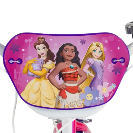 Bicicletta per Bambini 14" con Rotelle Principesse Disney Rosa a Sfera