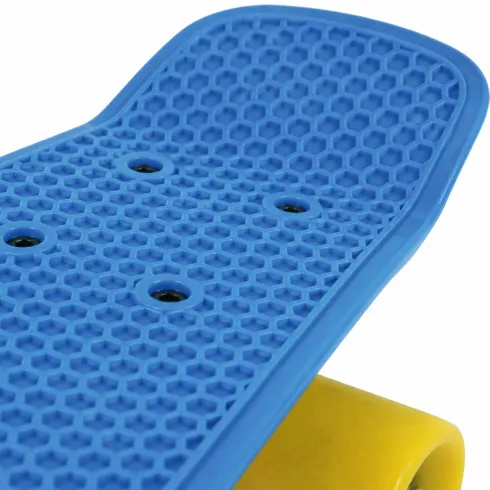 Skateboard 57x15 Azzurro con Cuscinetti ABEC7 in Polipropilene