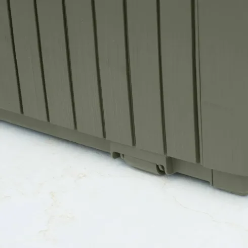 Baule Keter in Resina Effetto Legno Verde 123x53,5x57 250kg