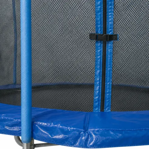 Trampolino Elastico 183 cm per Bambini Rete Sicurezza da Esterno