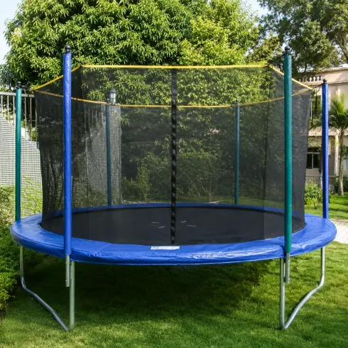 Trampolino Elastico 366 cm per Bambini Adulti Rete Sicurezza Esterno