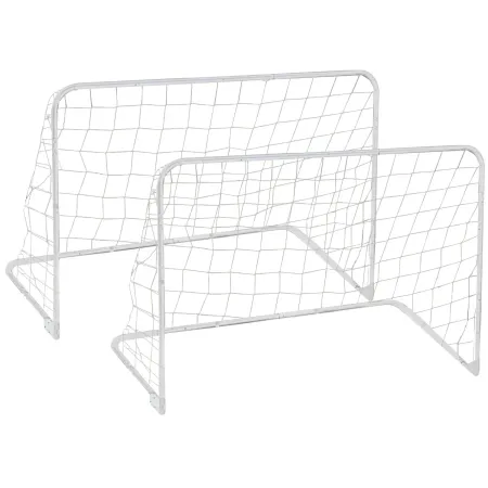 Porta da Calcio Pieghevole 90x60x50 cm Set 2 Porte da Esterno