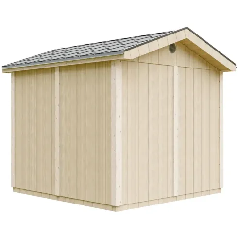 Casetta da Giardino in Legno Rosso Sequoia 236x250 cm 6 m2 Pavimento