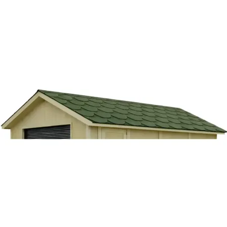 Tegole Bituminose Beaver Verde Copertura Tetto Casetta 4x3 da Giardino