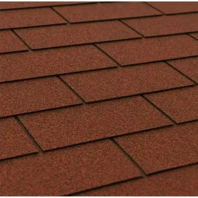 Tegole Bituminose Rettangolari Rosso Copertura Casetta Giardino 4x3