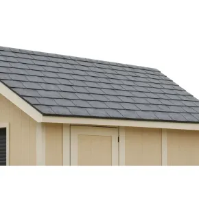 Tegole Bituminose Rettangolari Grigio Copertura Casetta Giardino 4x3 2