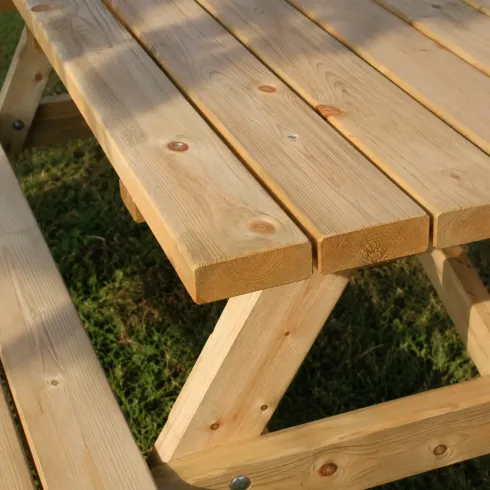Tavolo da Pic Nic in Legno Tavolino con Panche Picnic Giardino Esterno