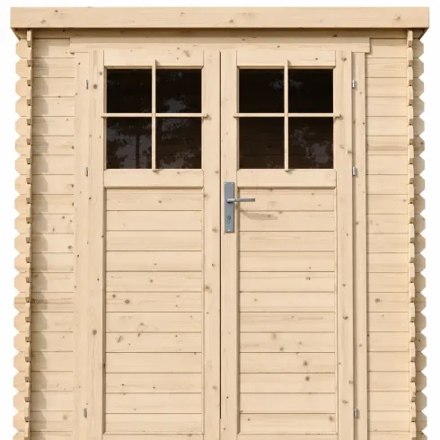 Casetta da Giardino in Legno 2x2 19 mm Pavimento Porta con Serratura