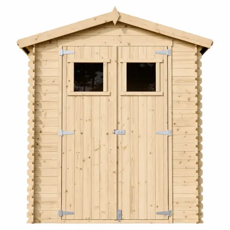 Casetta da Giardino 180x180 in Legno 19mm Porta con Finestra