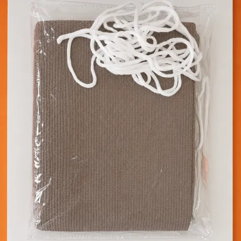 Vela Ombreggiante Triangolare Beige 5x5x5 m Cucitura Rinforzata