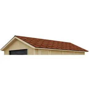 Tegole Bituminose Rosso 3 m2 Beaver Copertura Casetta da Giardino 2