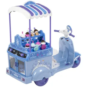 Carretto dei Gelati Elettrico per Bambini 7,2V Gioco Disney Frozen 2