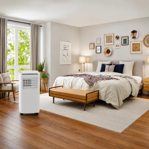 Condizionatore Portatile 9000 BTU WiFi Telecomando 2600W Pompa di Calore