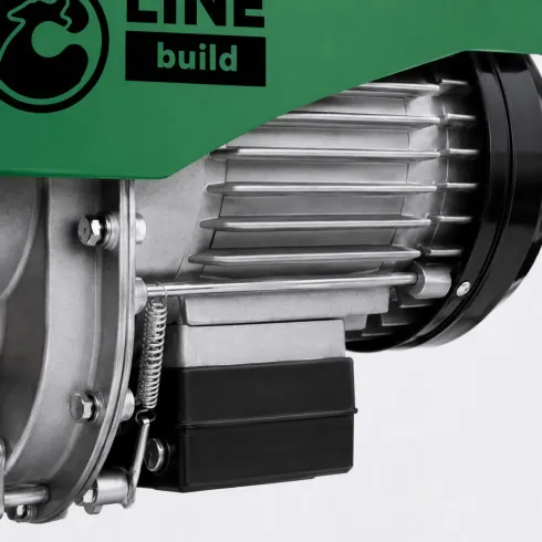 Paranco Elettrico 750W Portata 200/400kg a Fune Sollevamento 18m