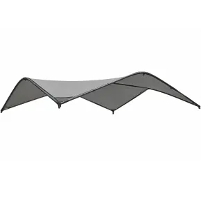 Telo Copertura Ricambio per Gazebo 350x350 m in Poliestere Grigio