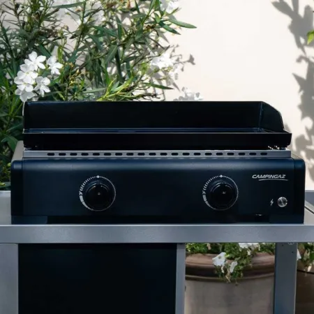 Barbecue a Gas Campignaz Plancha da Tavolo 2 Bruciatori 6kW Acciaio