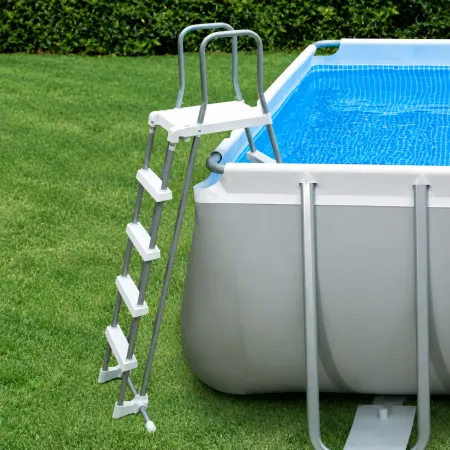 Piscina Rettangolare Frame Intex 400x200x100 cm con Pompa e Scaletta