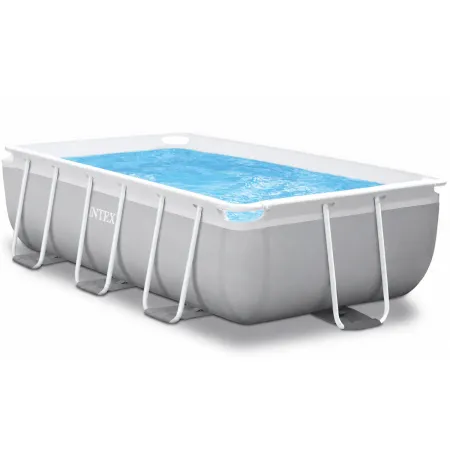 Piscina Intex Rettangolare Frame 488x244x107 cm Pompa Scaletta Teli