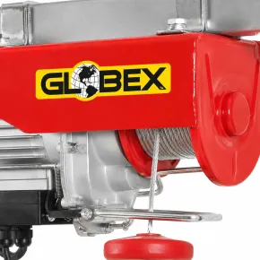 Paranco Elettrico Globex 125/250 kg 500 W con Cavo Acciaio Fine Corsa 2