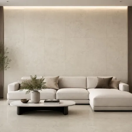 Set 22 Piastrelle Autoadesive PVC Effetto Marmo Beige Muro Pavimento