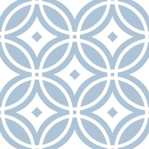 Set 22 Piastrelle per Parete Pavimento LTV PVC Effetto Maiolica Capri