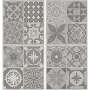 Set 22 Piastrelle da Parete Pavimento LTV PVC Effetto Maiolica Vintage
