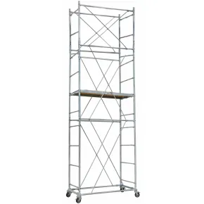Trabattello Acciaio Zincato Ponteggio Botola Parapetto Lavoro h 547cm