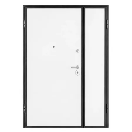 Porta Blinda 2 Ante da Interno Configurabile Classe 3-4 Noce e Bianco