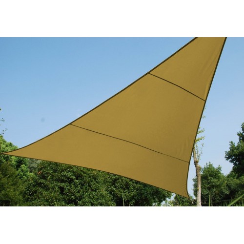 Vela Telo Ombreggiante 5x5 Triangolare Giardino Ombra Sole Tenda Parasole in PVC