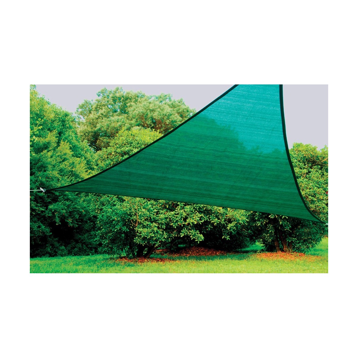 Vela 5x5 Triangolare Telo Ombreggiante Verde Giardino Ombra Tenda