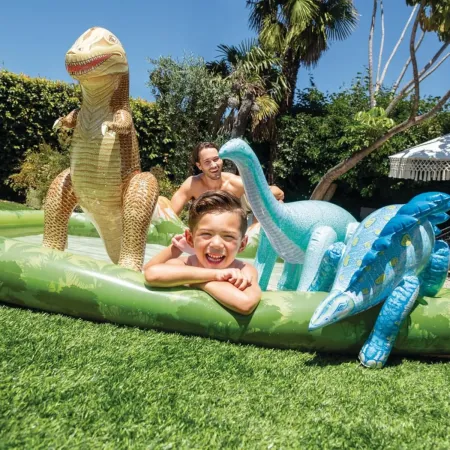 Piscina Gonfiabile Intex per Bambini 2x2 m Dinosauri con Accessori