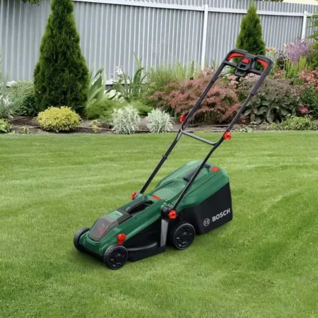 Rasaerba a Batteria Bosch 18V 32 cm con Cestello Raccoglierba 35L