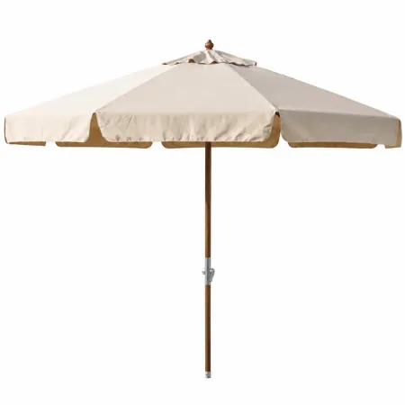 Ombrellone in Legno 2x3 Palo Centrale Rettangolare da Giardino Terrazzo Tavolo