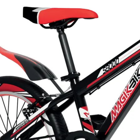 Bicicletta per Bambini Mountain Bike 20" V-Brake Ammortizzata Rossa