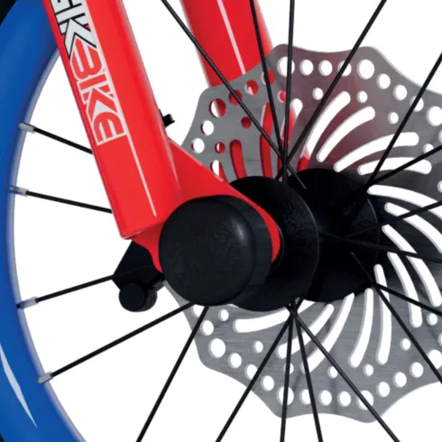 Bicicletta per Bambini Super Magik 14" Stabilizzatori Freno a Disco