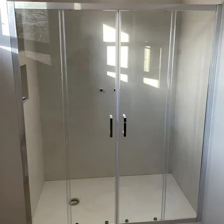 Box Doccia Nicchia 2 Ante Scorrevole 6mm 130 140 150 160 170 180 in Cristallo | BricoShop24