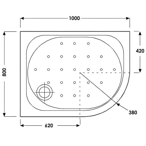 Box Doccia Semicircolare Tondo a Soffietto Angolo 70 75 80 90 in PVC Cabina | BricoShop24