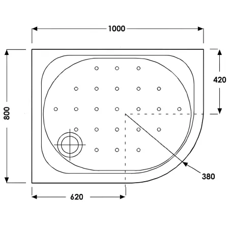 Box Doccia Semicircolare Tondo a Soffietto Angolo 70 75 80 90 in PVC Cabina | BricoShop24