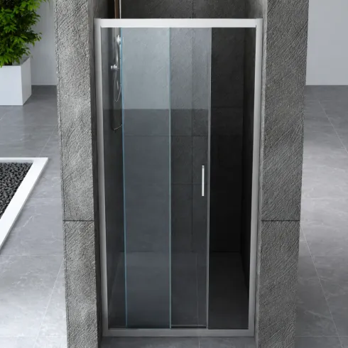 Porta Scorrevole Box Doccia Nicchia Anta Vetro 6 mm Cristallo Trasparente