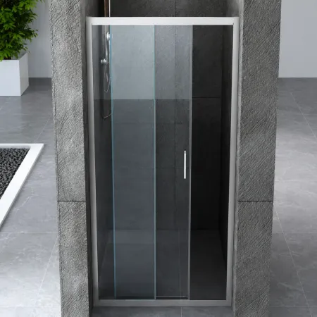 Porta Scorrevole Box Doccia Nicchia Anta Vetro 6 mm Cristallo Trasparente