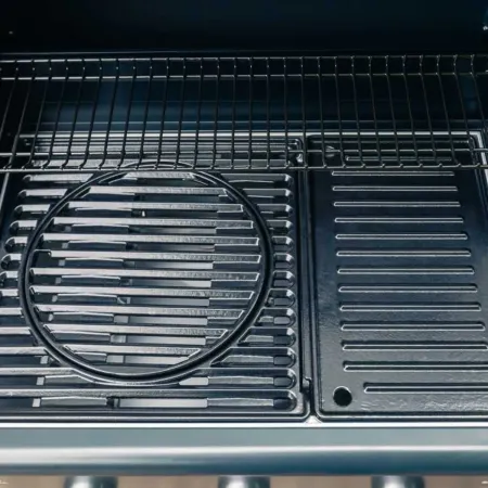 Barbecue Gas GPL 3 Bruciatori Fornello Laterale da Esterno Termometro