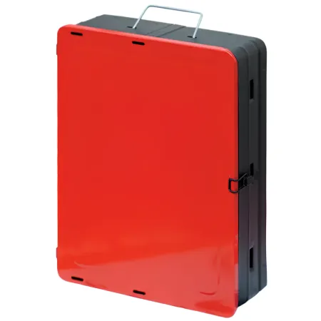 Barbecue a Carbonella 40x30 Richiudibile a Valigetta Rosso Regolabile