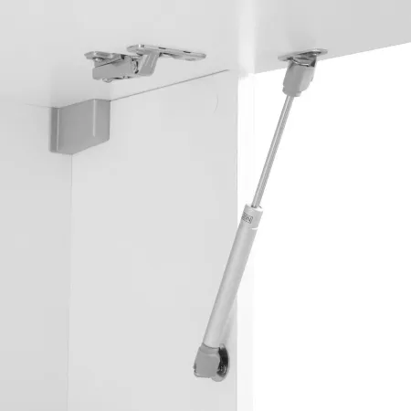 Parete Attrezzata Soggiorno 280x30x180 cm con 2 Colonne e Porta TV