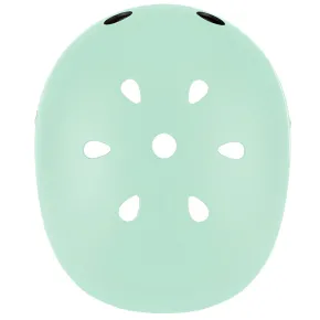 Casco Bambini 48-53cm Verde con Luci LED Posteriori Monopattino Bici 2