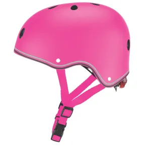 Casco per Bambini Regolabile XS/S 48-53 cm con LED Fucsia Monopattino