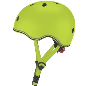 Casco Bici per Bambini Regolabile Verde Lime XXS-XS 48-51 cm con LED