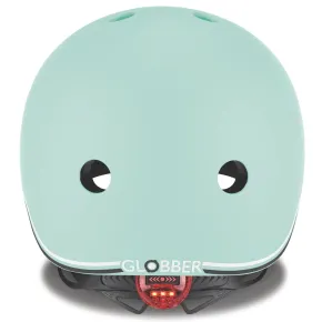 Casco Bici Bambini Regolabile Verde Pastello XXS-XS 48-51 cm con LED 2
