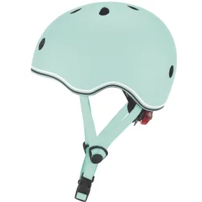 Casco Bici Bambini Regolabile Verde Pastello XXS-XS 48-51 cm con LED